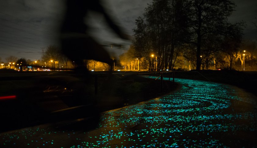 Van Gogh path is made of thousands twinkling stones inspired by Vincent Van Gogh 'Starry Night' Van Gogh path is made of thousands twinkling stones inspired by Vincent Van Gogh 'Starry Night'