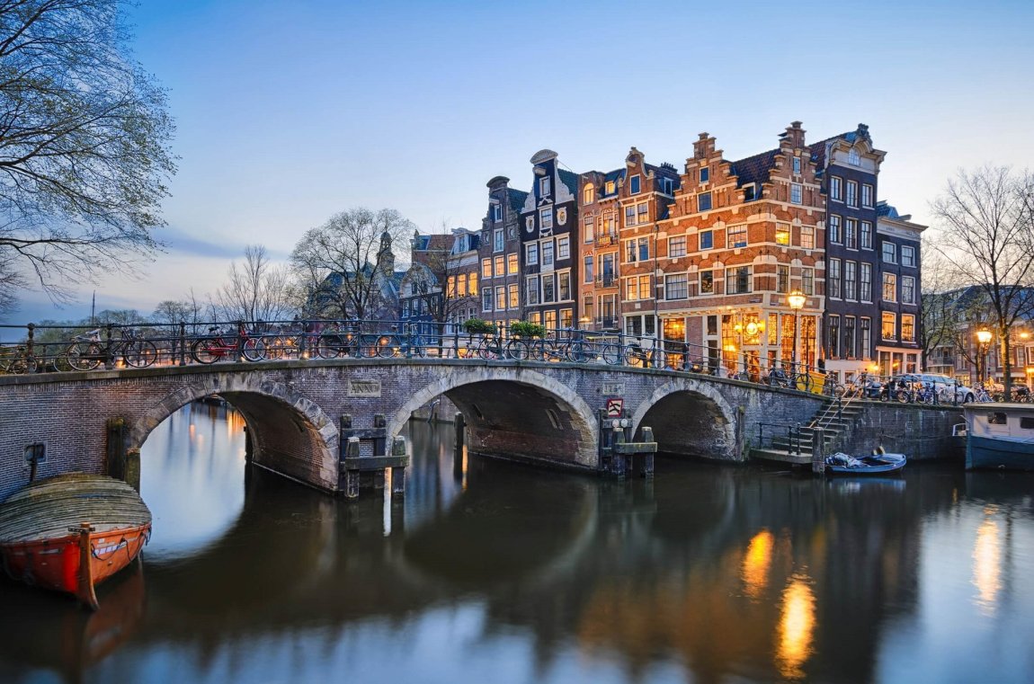 Canal in Amsterdam