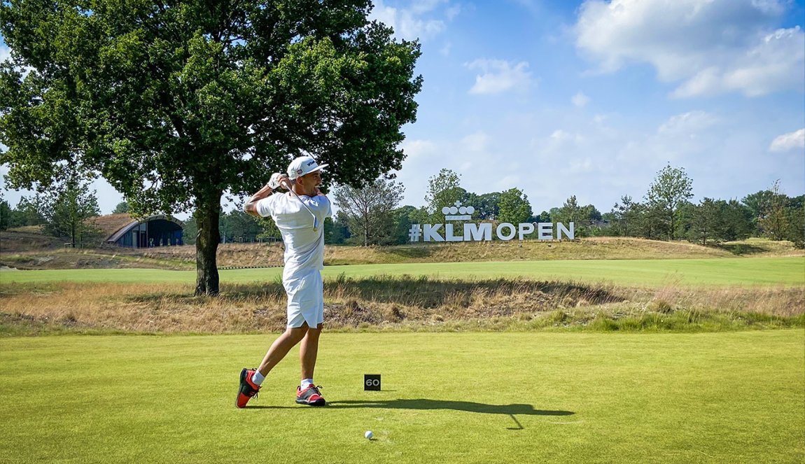 Golf player at KLM Open Golf player at KLM Open