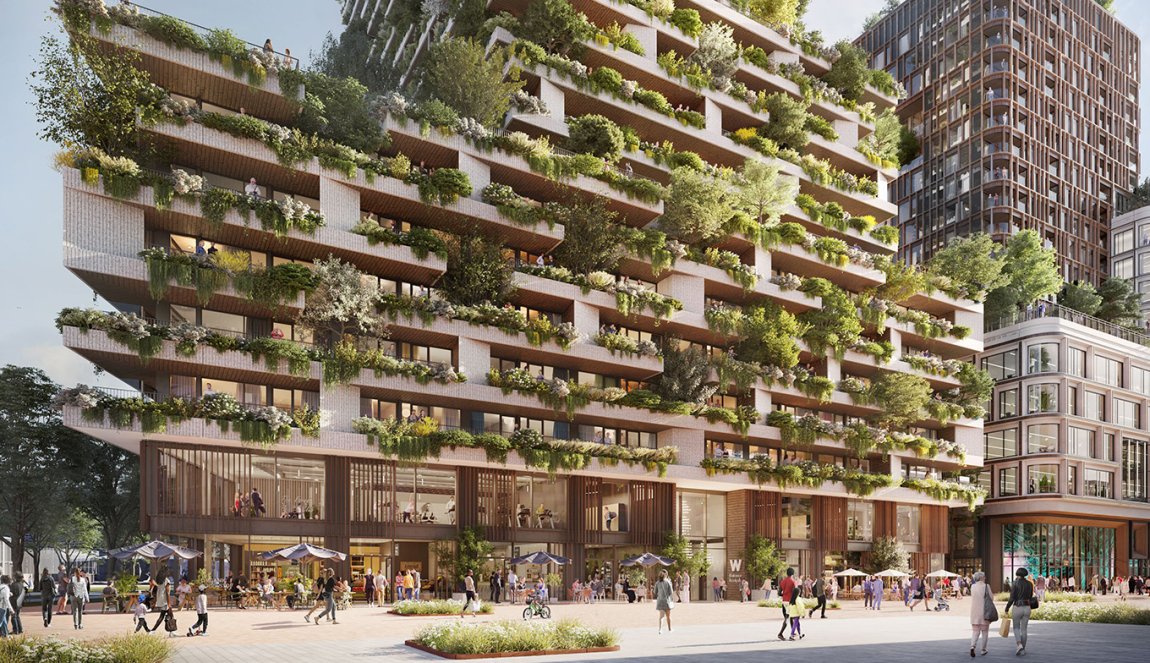 Artist impression Wonderwoods Vertical Forest designed by Stefano Boeri Architetti Artist impression Wonderwoods Vertical Forest designed by Stefano Boeri Architetti